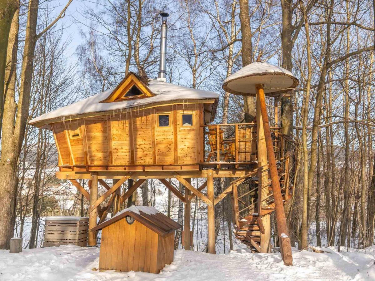 Treehous Sneznik S Wellness Hotell Dolní Morava Eksteriør bilde