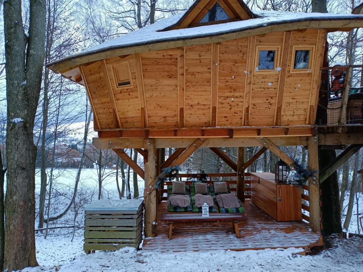 Treehous Sneznik S Wellness Hotell Dolní Morava Eksteriør bilde